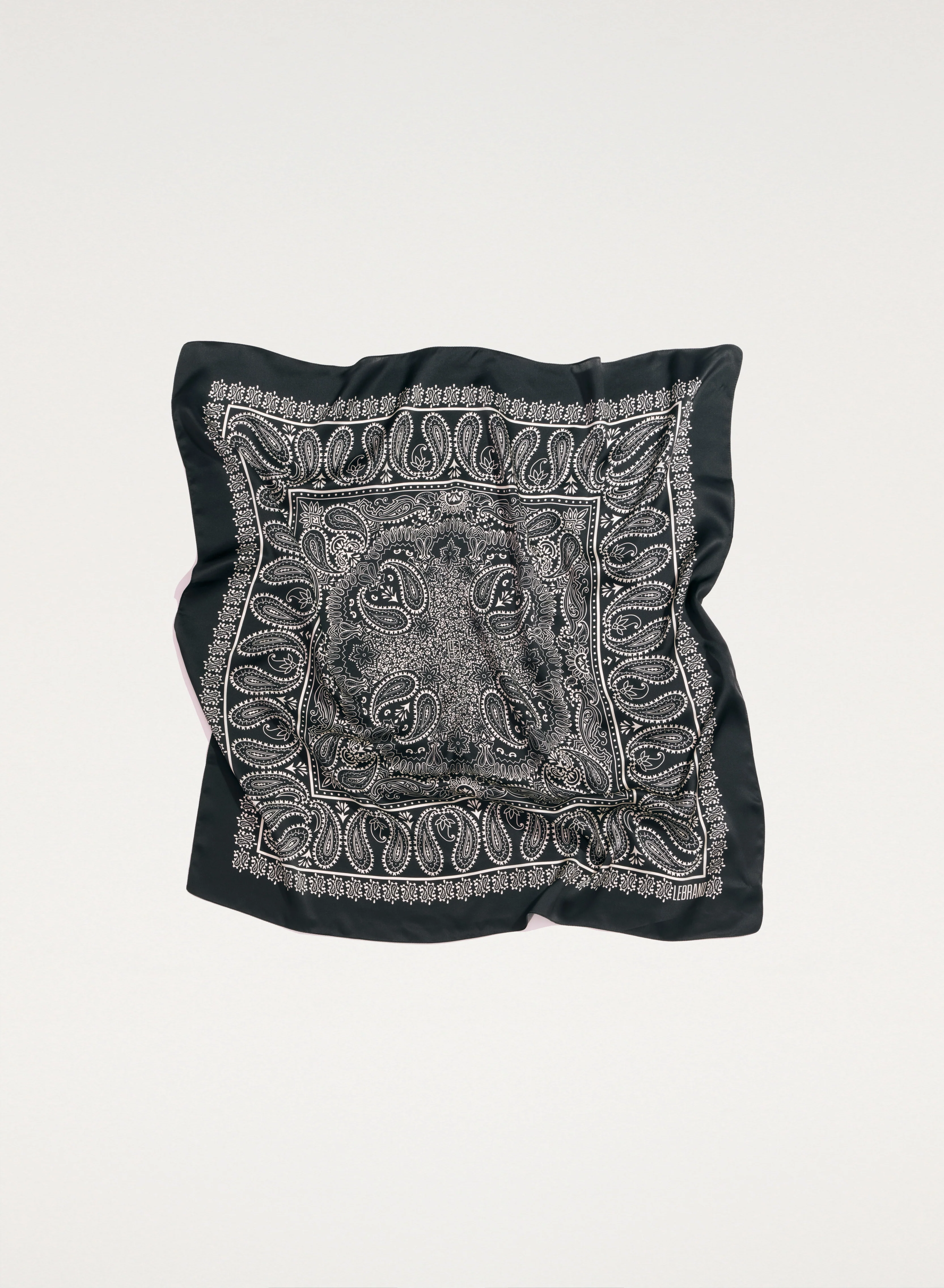 Bandana Jedwabna Czarna