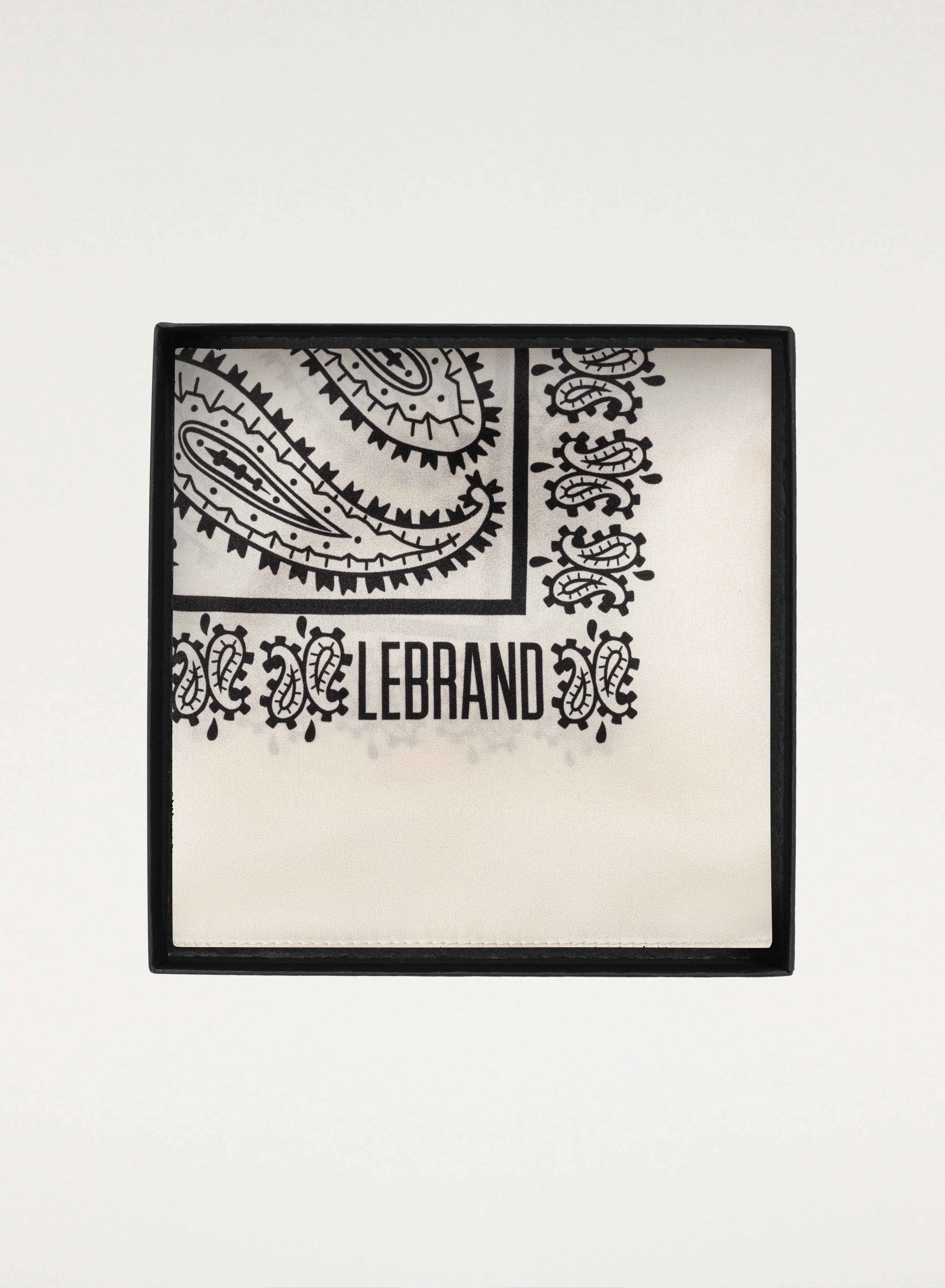 Bandana Jedwabna Ecru - Image 7