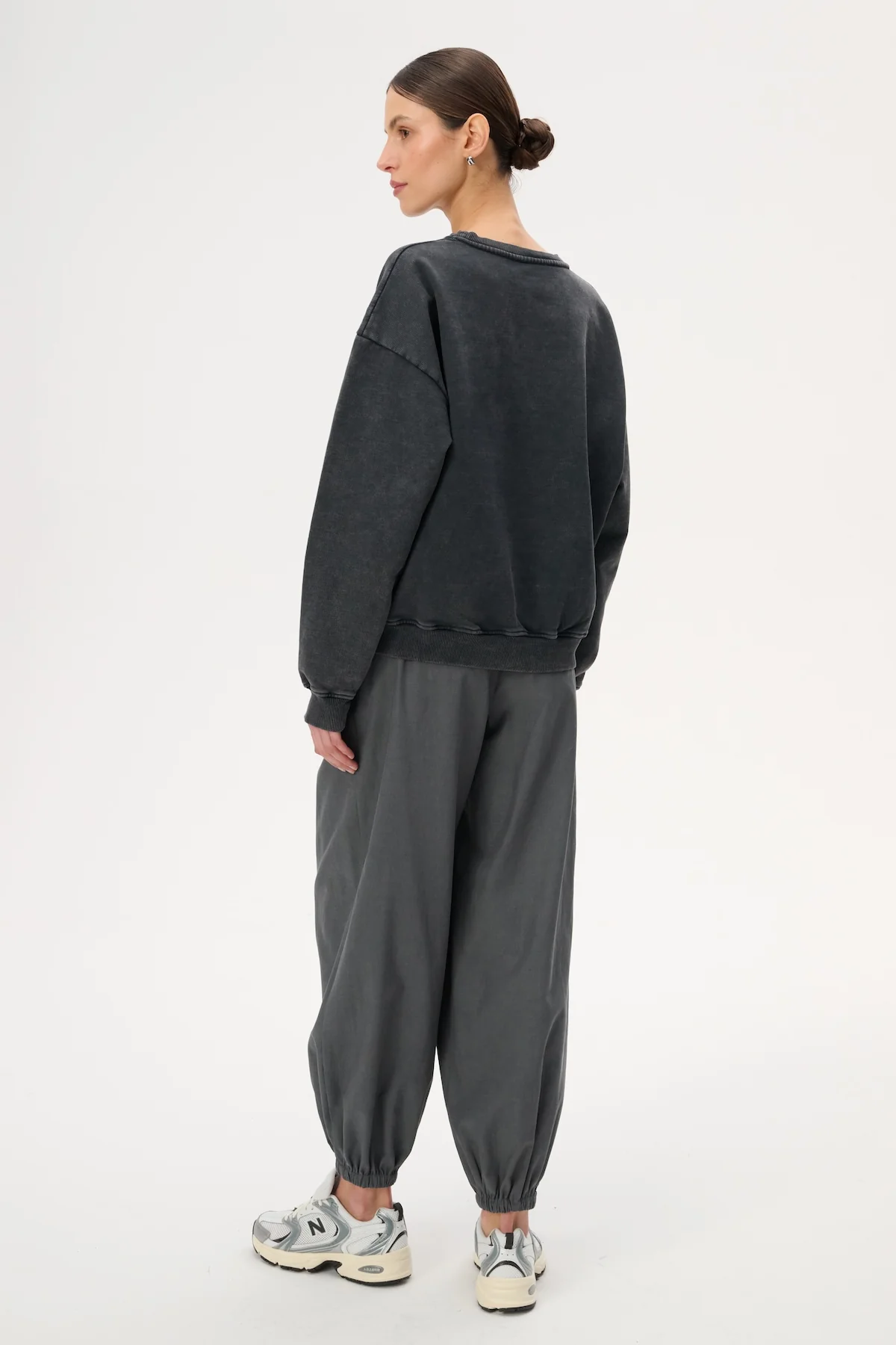 Bluza z bawełny z nadrukiem bandany - Bailey - Image 6