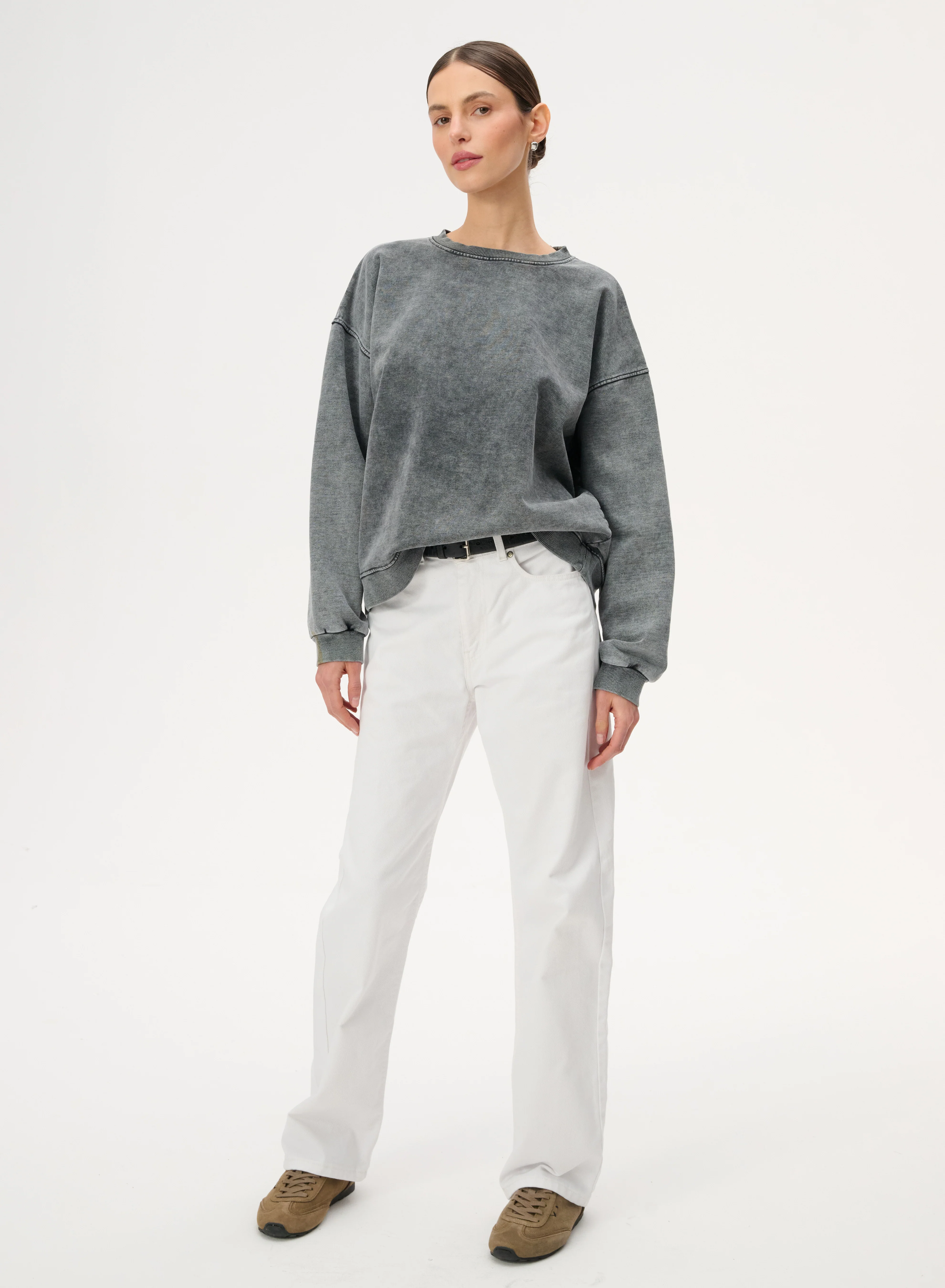 Bluza z bawełny z nadrukiem bandany - Ben - Image 5