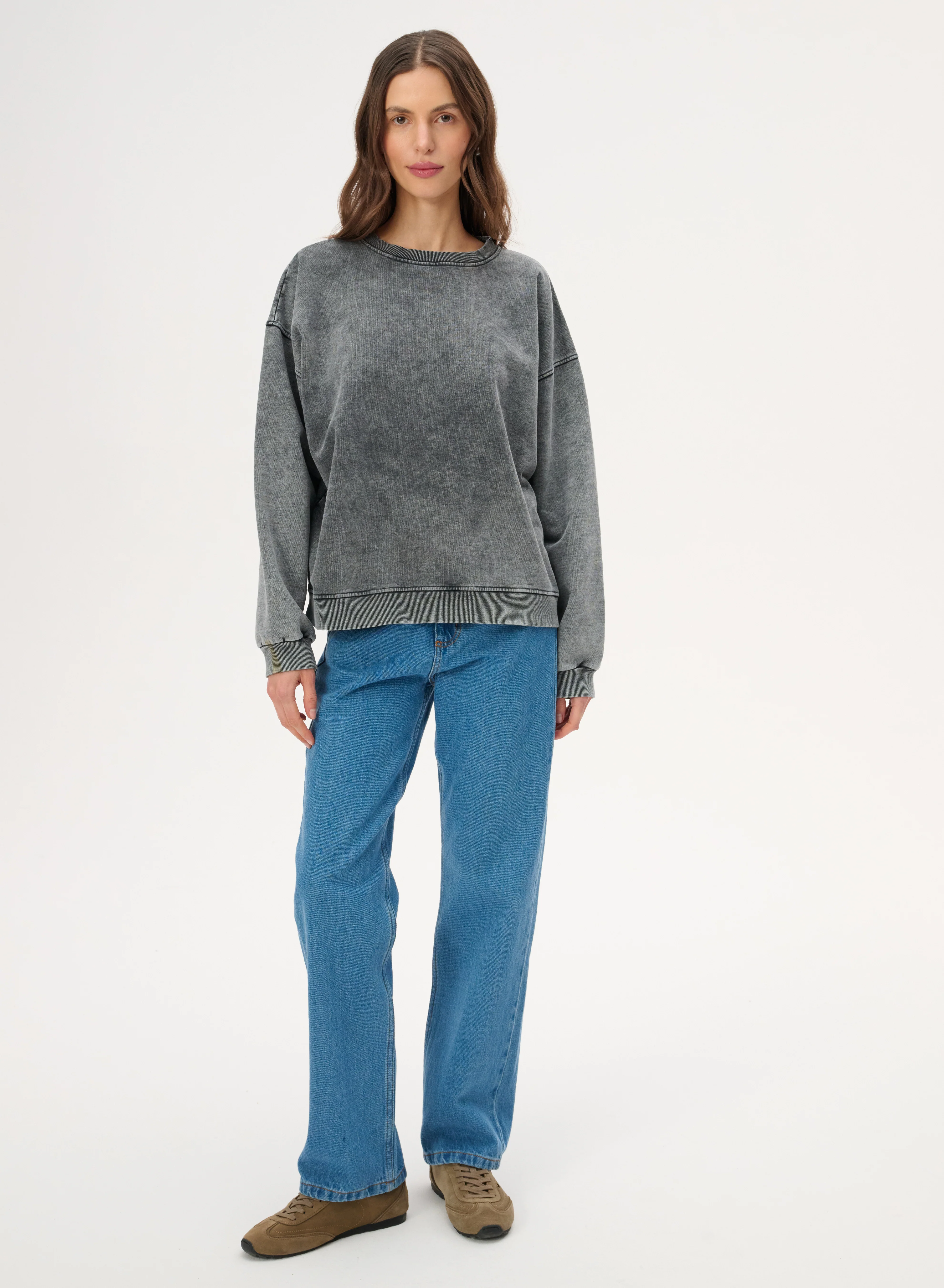 Bluza z bawełny z nadrukiem bandany - Ben - Image 6