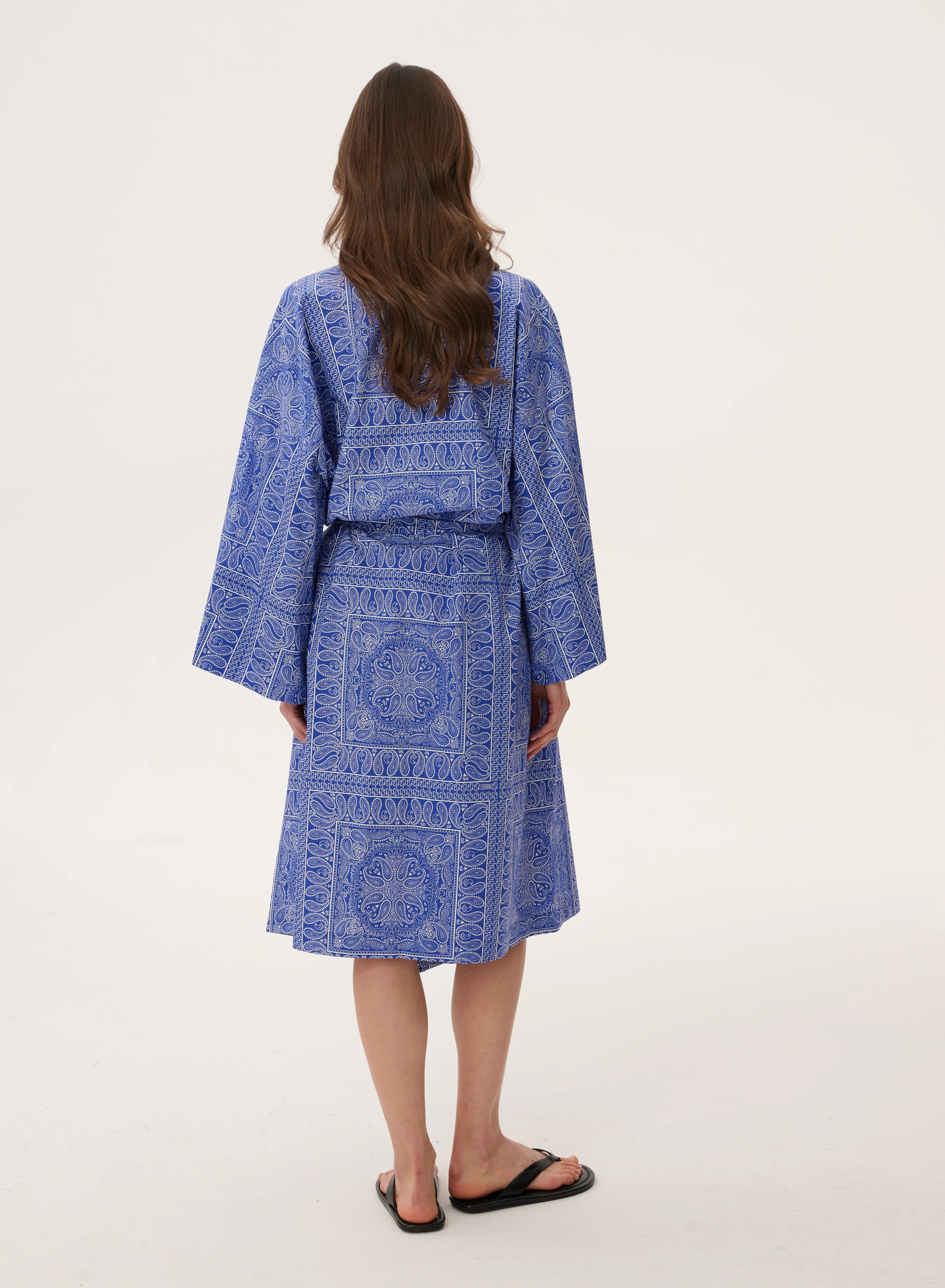Kimono z bawełny we wzór bandany - Musolla - Image 6