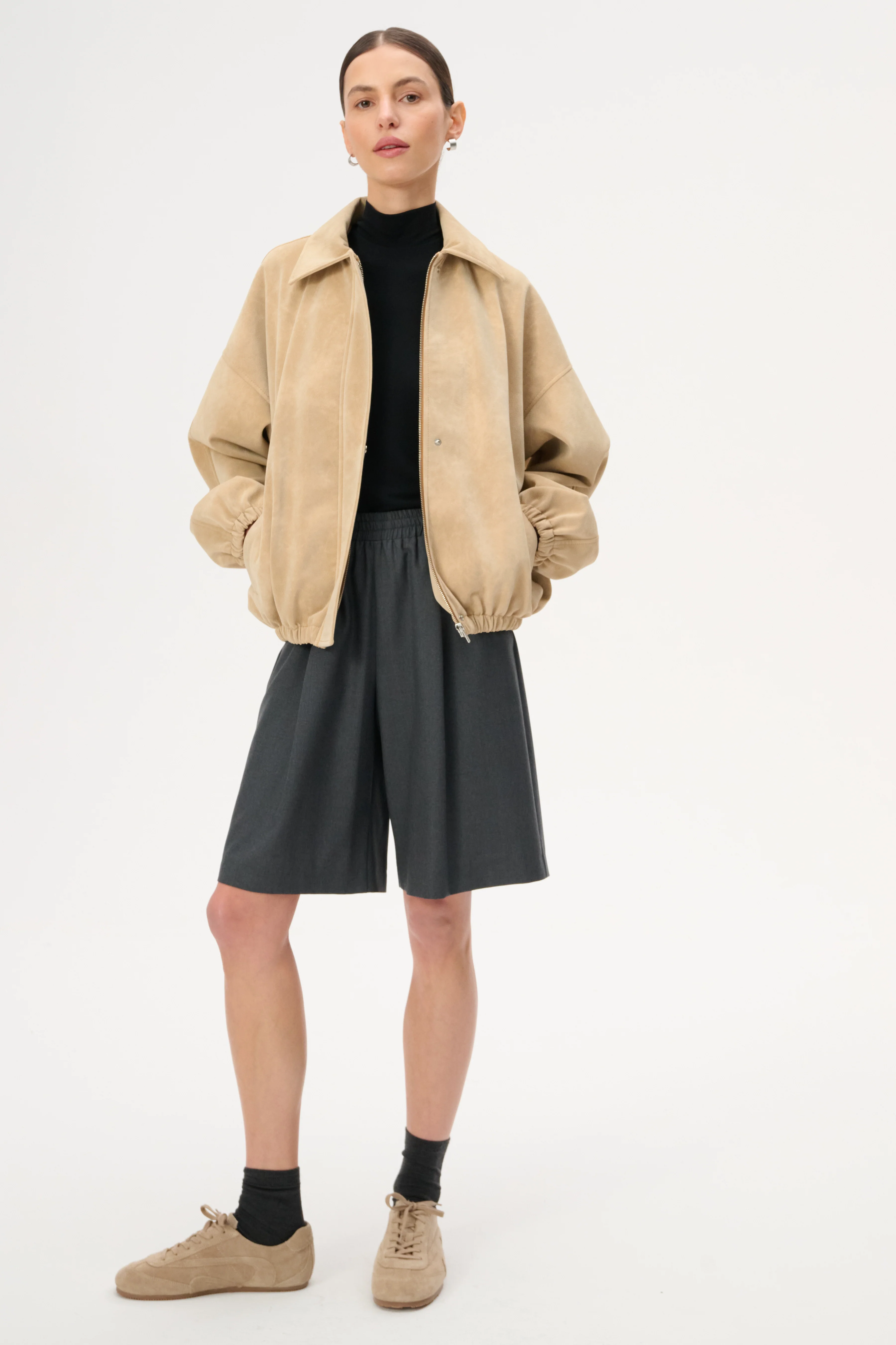 Kurtka z eco skóry - Claire - Image 5