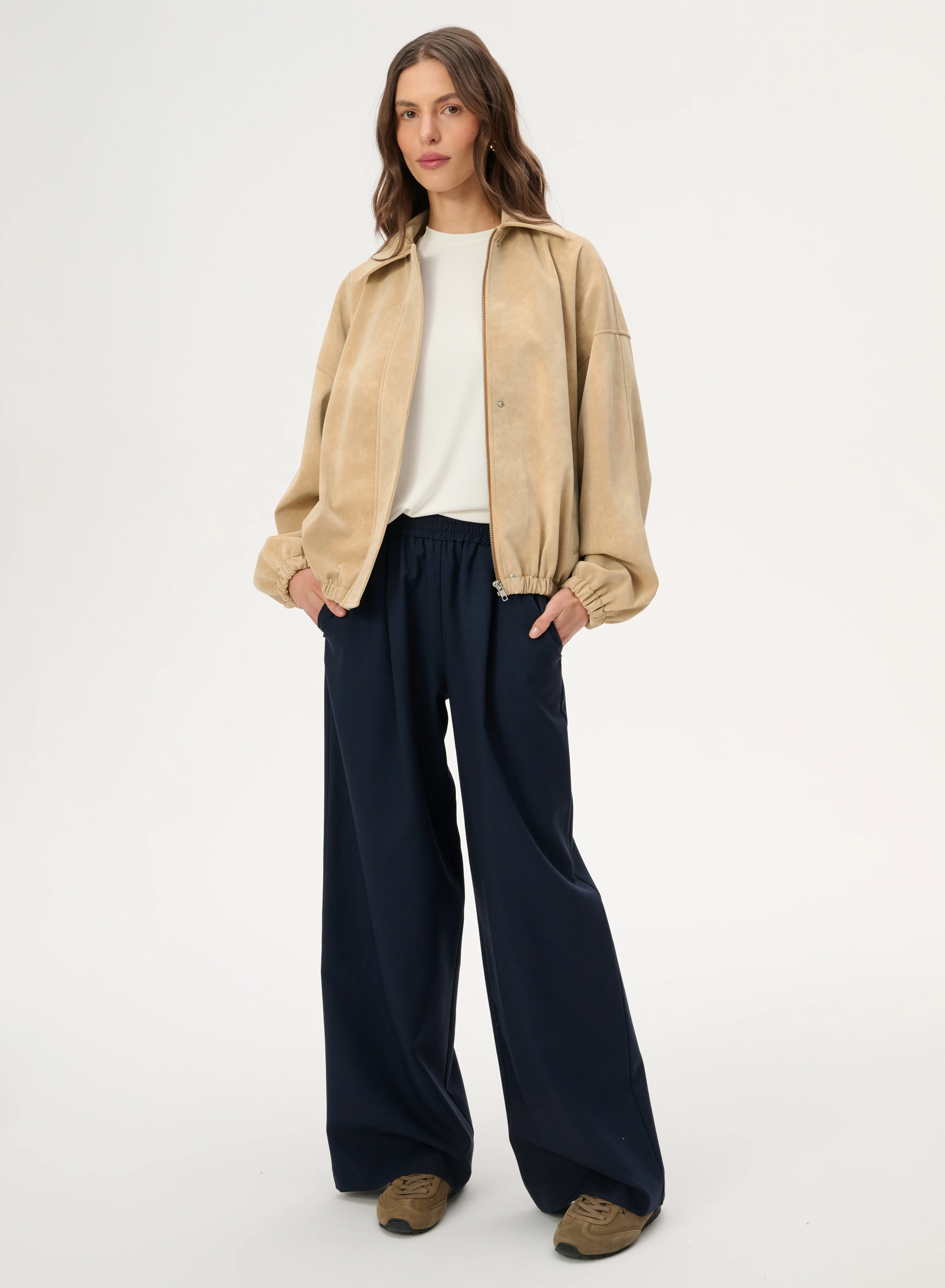 Kurtka z eco skóry - Claire - Image 8